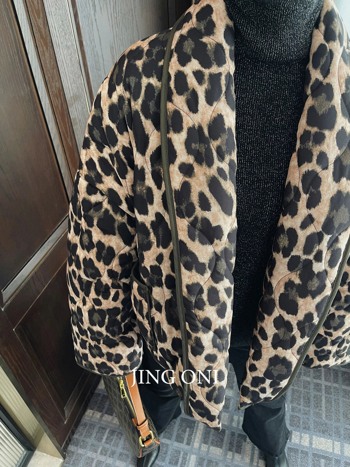 Leopard Short Padding Luxury Jacket