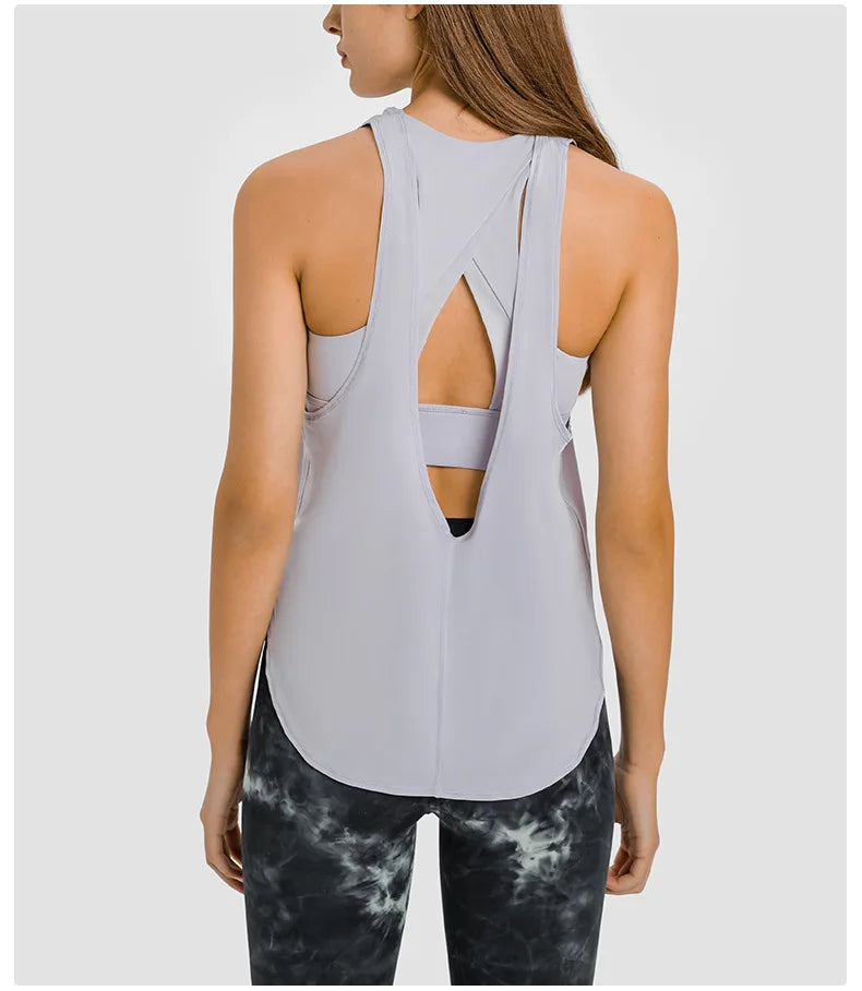 Sports Tank Top for Fitness Top Shirt Women Yoga Gym